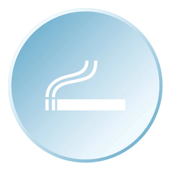 Eine Illustrierte Ikone Isoliert Auf Einem Hintergrund Zigarette — Stockvektor