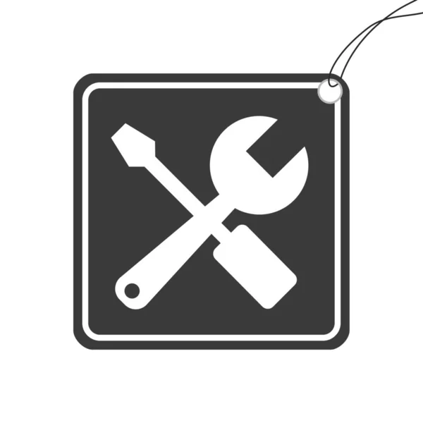 Eine Illustrierte Ikone Isoliert Auf Einem Hintergrund Werkzeuge — Stockvektor