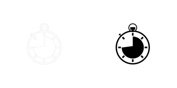 Ícone de despertador com sombra longa. estilo de design plano. silhueta do  relógio. ícone simples. ícone moderno e plano em cores elegantes. página do  site e elemento de design de aplicativo móvel.