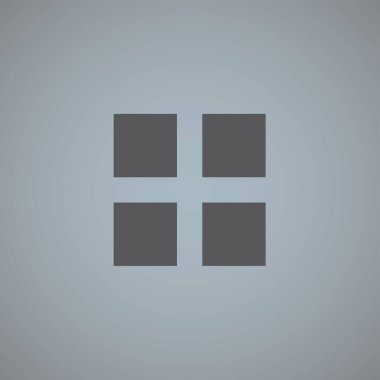 resim ızgara vektör simgesi gri arkaplan üzerinde izole 