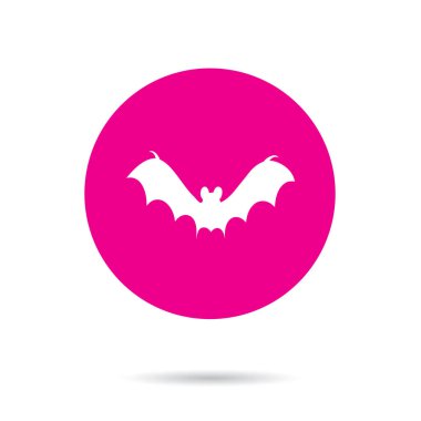 Pembe vektör simgesi veya Yarasa düğmesi