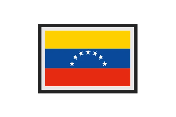 Illustration Vectorielle Drapeau Venezuela — Image vectorielle