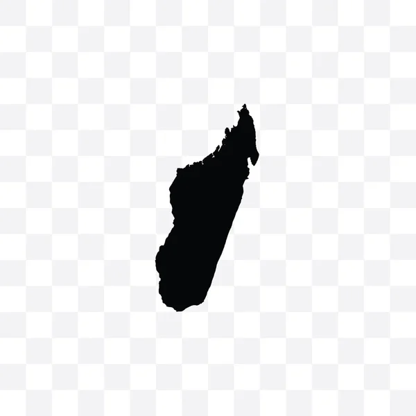 Illustration Vectorielle Pays Noir Madagascar — Image vectorielle