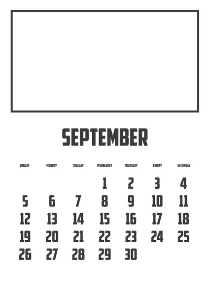 Calendario Aislado Sobre Fondo — Archivo Imágenes Vectoriales