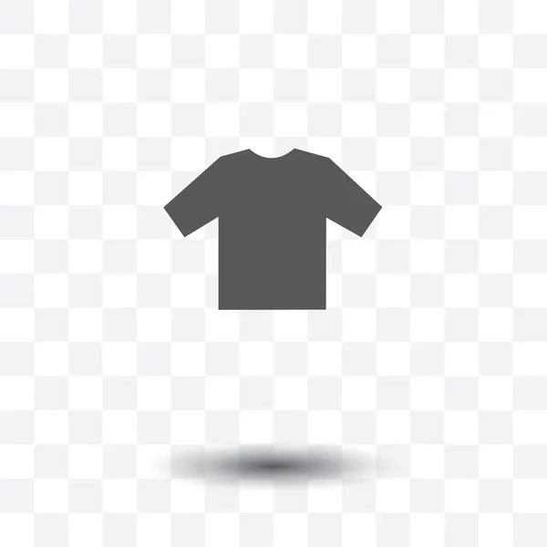 Shirt Vector Icon Isolated Transparent Background — Stock Vector