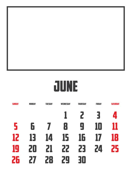Календар Ізольовано Тлі — стоковий вектор