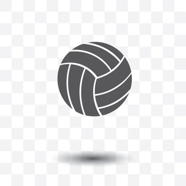 Volleyball Vector Icon Isolated Transparent Background — Stock Vector