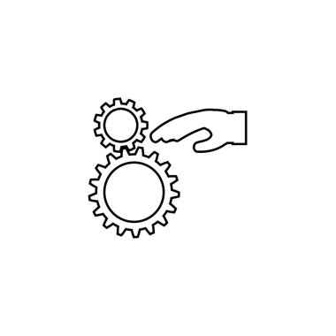 Resimli Simge Arkaplanda İzole Edildi -