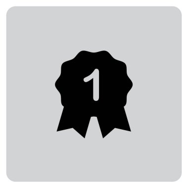 Resimli Simge Arkaplanda İzole Edildi -