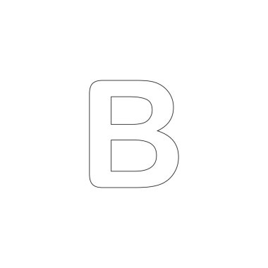 harf logo tasarımı element vektörü