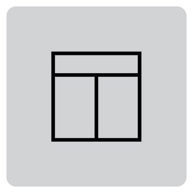 Resimli Simge Arkaplanda İzole Edildi -