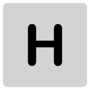 Resimli Simge Arkaplanda İzole Edildi -