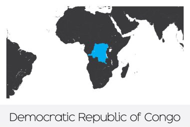 Demokratik Kongo Cumhuriyeti Resimli Ülke Şekli
