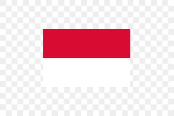 Illustrazione Vettoriale Della Bandiera Sfondo Trasparente Monaco — Vettoriale Stock