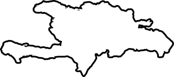 イラストで描かれた国の形 — ストックベクタ