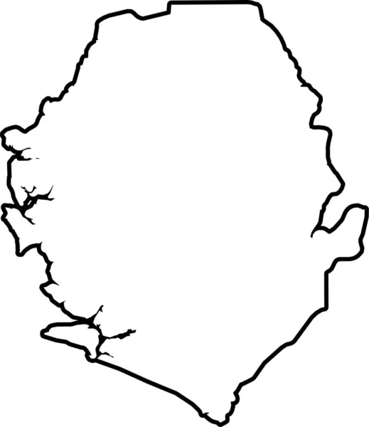 Ілюстрована Форма Країни — стоковий вектор