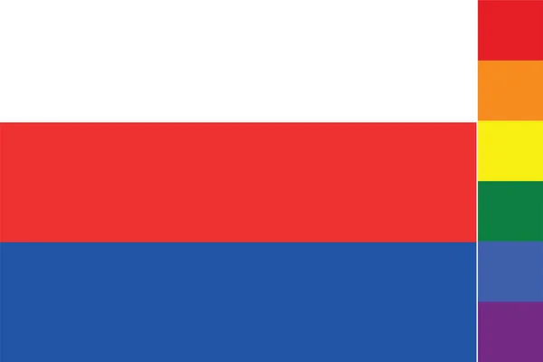 Εικονογραφημένη Σημαία Για Χώρα Της Σερβίας — Διανυσματικό Αρχείο