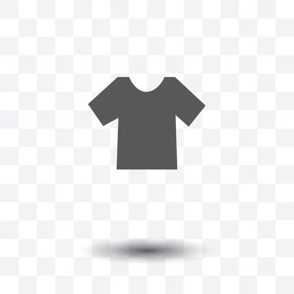 Shirt Vector Icoon Geïsoleerd Transparante Achtergrond — Stockvector