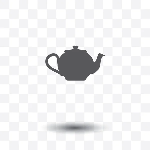 茶壶图标 设计的矢量概念说明 — 图库矢量图片