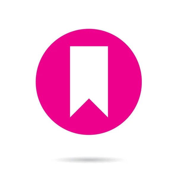 Pink Vector Icon Button Banner — Stock vektor