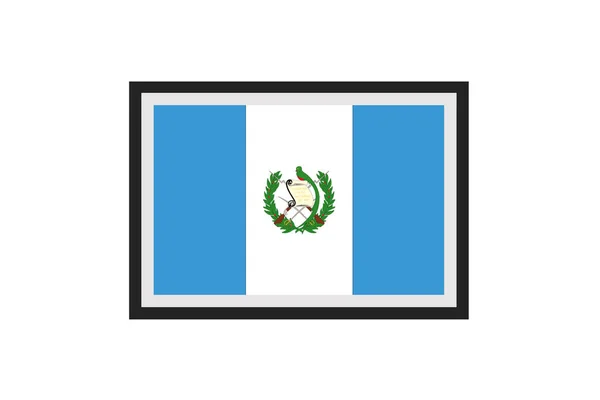 Vector Illustration Flag Guatemala — Stock Vector