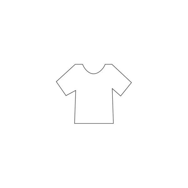 Icono Camiseta Ilustración Vectorial — Vector de stock