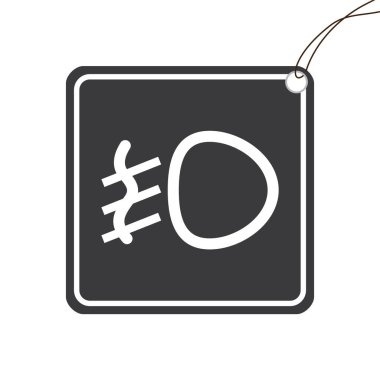 Resimli Simge Arkaplanda İzole Edildi -