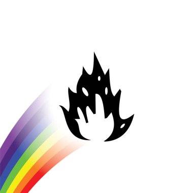 Resimli Simge Arkaplanda İzole Edildi -