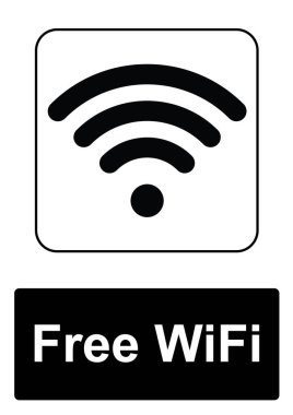 Kamu Bilgi İşareti. Ücretsiz WiFi