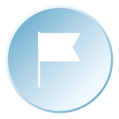 Resimli Simge Arkaplanda İzole Edildi -