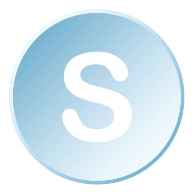 Resimli Simge Arkaplanda İzole Edildi -