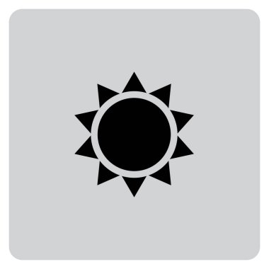 Resimli Simge Arkaplanda İzole Edildi -