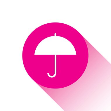 Pembe vektör simgesi veya Şemsiye düğmesi