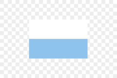 Şeffaf arkaplanda bayrağın vektör illüstrasyonu. San Marino