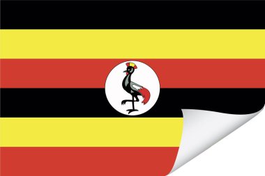 Uganda Ülkesi için Resimli Bayrak