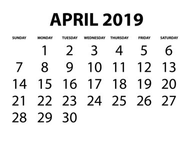 Takvim Nisan ayında izole edildi