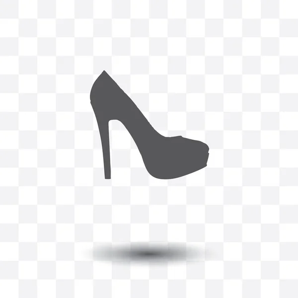 High Heel Shoe Icon Vector Isolated Element — Stock Vector