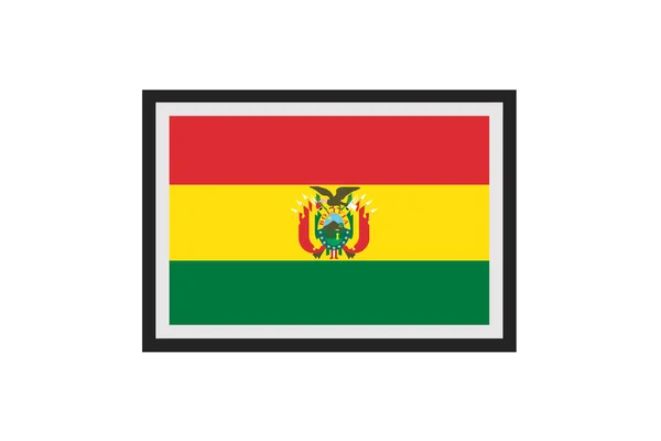 Ilustración Vectorial Bandera Bolivia — Archivo Imágenes Vectoriales
