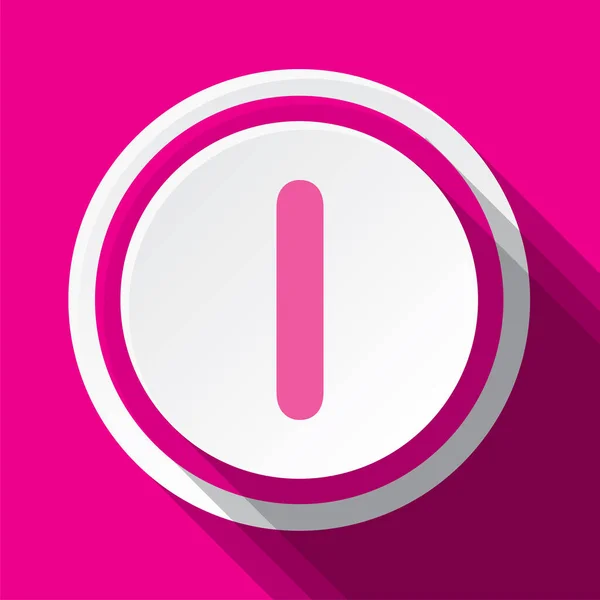 Pink Vector Icon Design Letter — 스톡 벡터