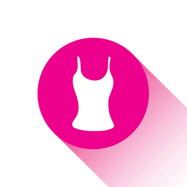 Ícone Vetor Rosa Botão Vest Top —  Vetores de Stock