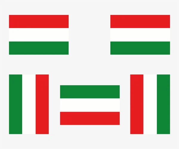 Ілюстрований Прапор Країни Відбиває Обертається Від Голоду — стоковий вектор