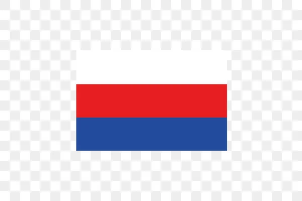 Ilustración Vectorial Bandera Sobre Fondo Transparente Serbia — Vector de stock