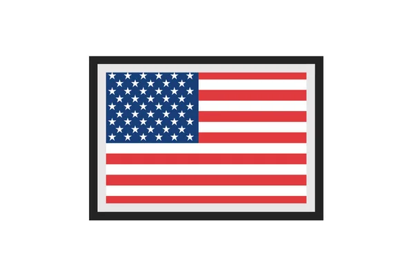美国国旗的矢量图解 — 图库矢量图片