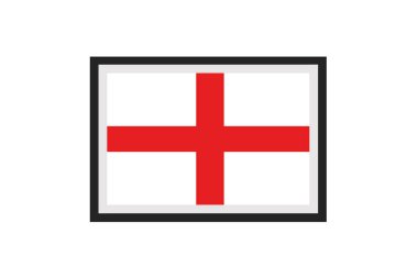 İngiltere bayrağının vektör illüstrasyonu