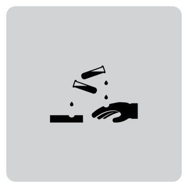 Resimli Simge Arkaplanda İzole Edildi -