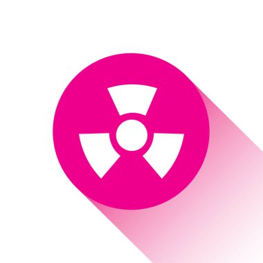 Radyo Etkin Yuvarlak 'ın pembe vektör simgesi ya da düğmesi