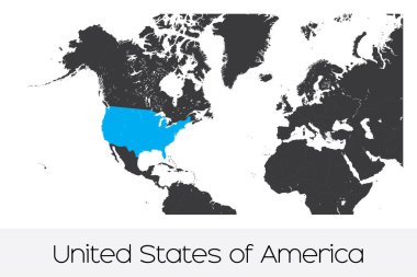 Amerika Birleşik Devletleri 'nin Resimli Ülke Şekli