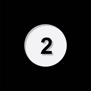 Resimli Simge Arkaplanda İzole Edildi -