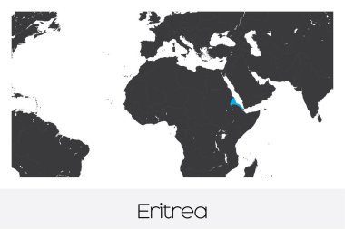Eritre 'nin Resimli Ülke Şekli