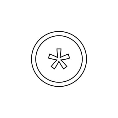 Resimli Simge Arkaplanda İzole Edildi -